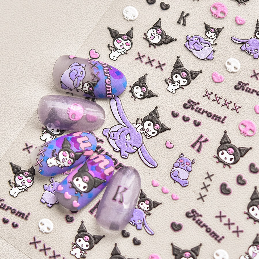 Anime Merchandise Nepal - 1PCS 5D Sanrio Cartoon Kuromi Melodie