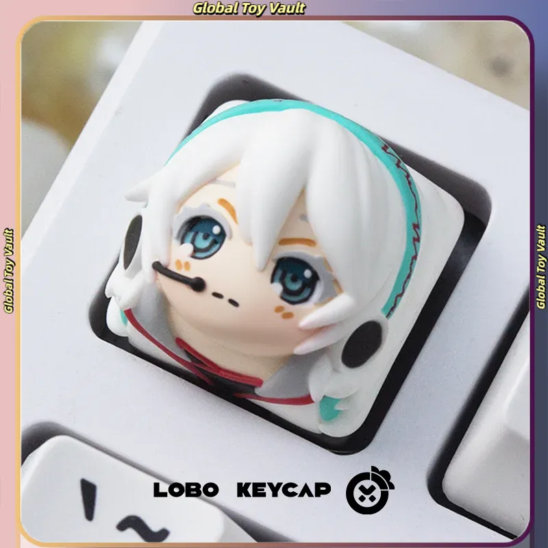 Keycap Artisan Anime - Harsen toetsenkap met anime-personage, voor de