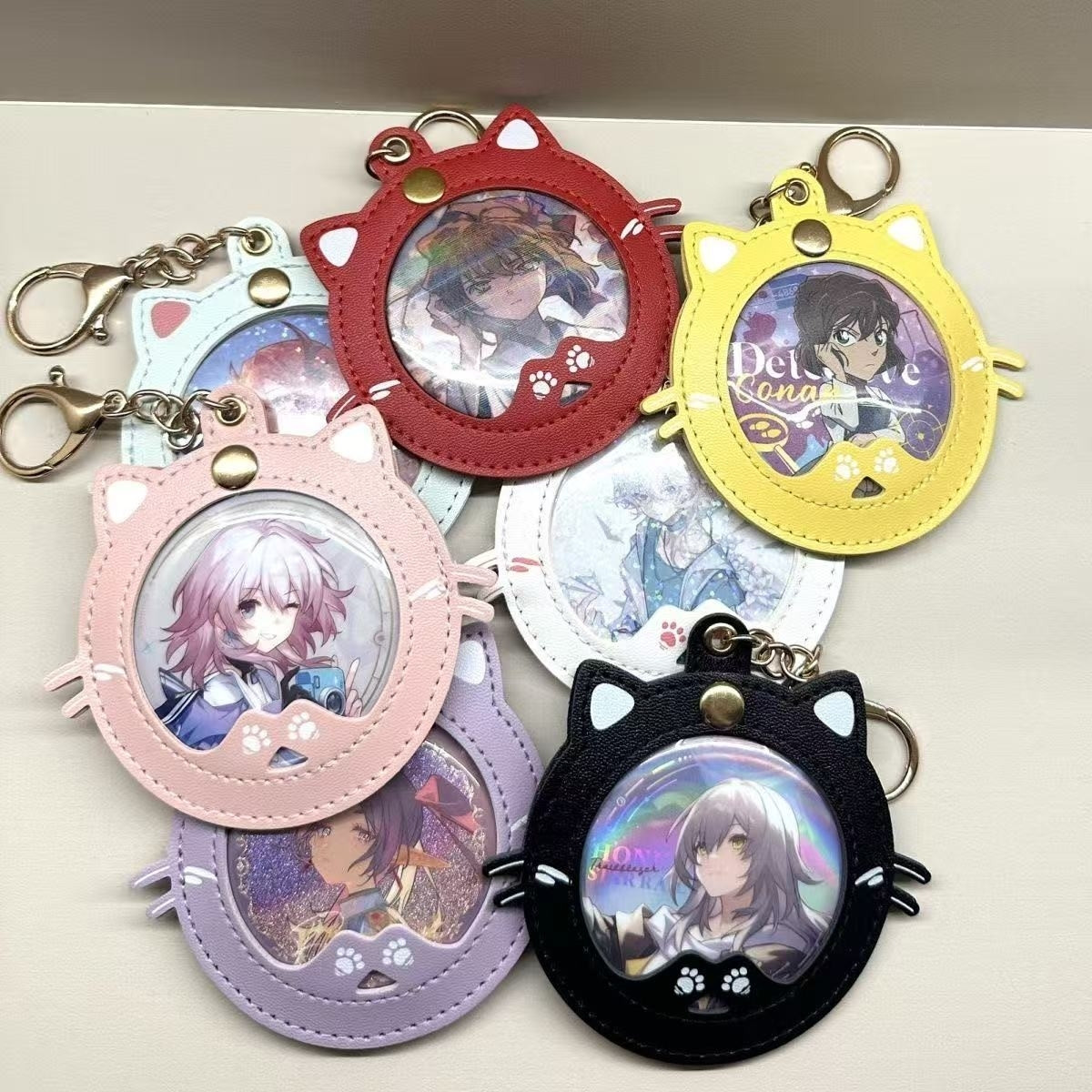 Anime Merchandise China - Schattige kattenvormige badgehouder, originele pins, beschermend