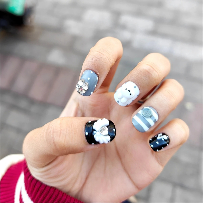 Miffy Press-on Nails Korte Vie - Anime Merchandise Nepal recensie en prijs