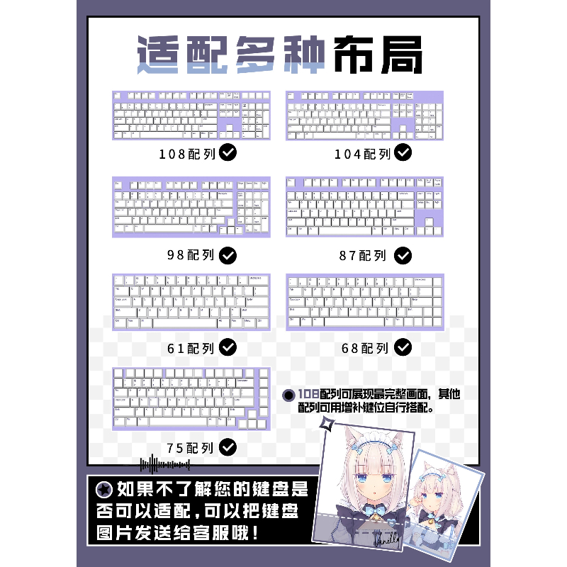 Nekopara Vanille Anime Game Th - Keycap Artisan Anime recensie en prijs