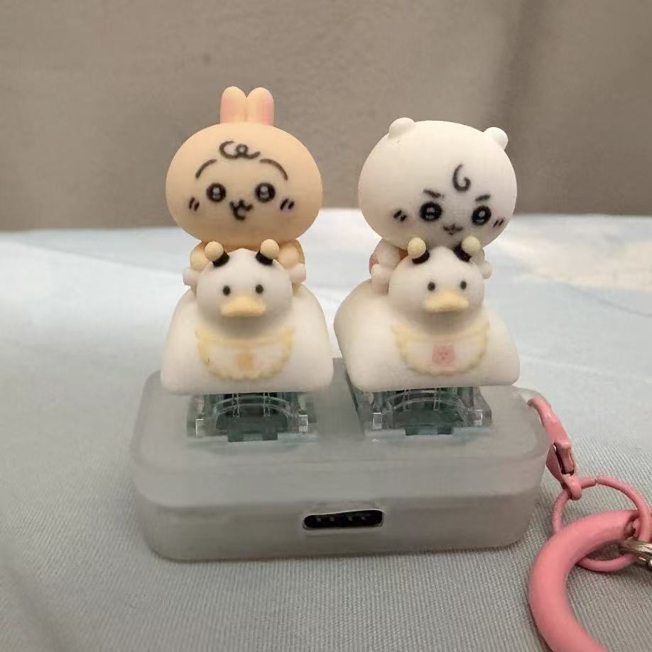 Leuke Momonga Chiikawa Serie Q - Keycap Artisan Anime recensie en prijs