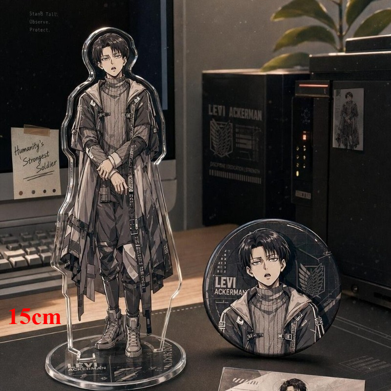 Levi Ackerman Acryl Stand Figu - Windbreaker Anime Merchandise recensie en prijs