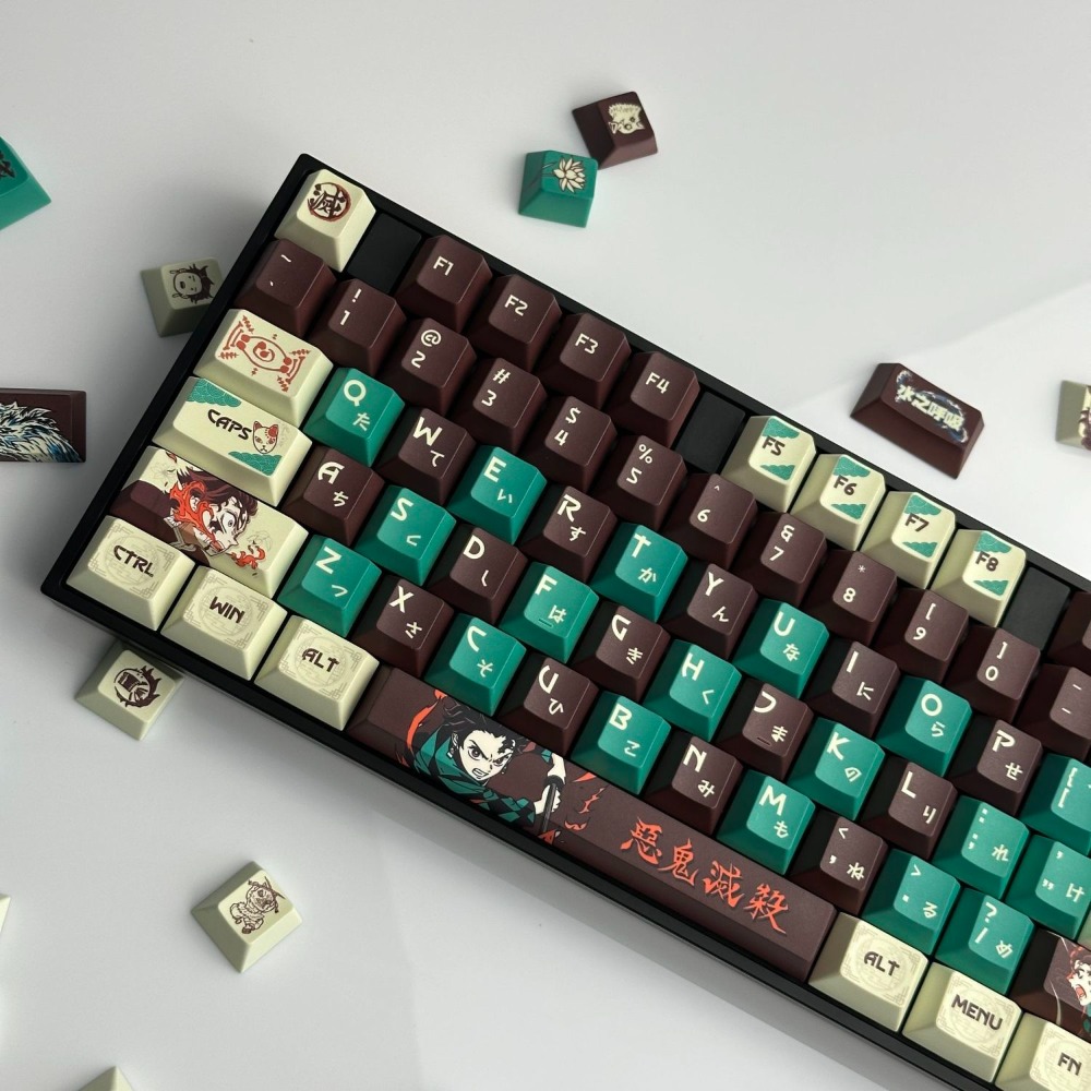 Demon Slayer Keycaps Tanjiro K - Keycap Artisan Anime recensie en prijs