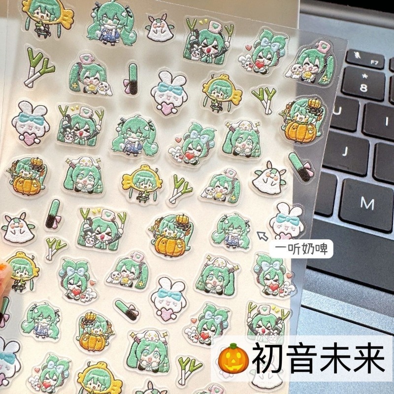 Leuke Hatsune Miku-nagelsticke - Anime Merchandise Nepal recensie en prijs